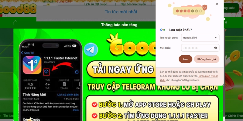 Đăng Nhập Good88 - Các Bước Thao Tác Đơn Giản Dễ Hiểu 12 Đăng nhập good88 thành công