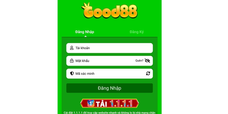 Đăng Nhập Good88 - Các Bước Thao Tác Đơn Giản Dễ Hiểu 13 Đăng nhập Good88 trên Mobile