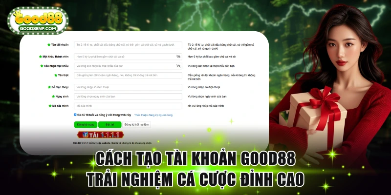 Good88 🎖️ Link Trang Chủ Good88.COM | Đăng Ký +88K 20 Cách tạo tài khoản Good88 trải nghiệm cá cược đỉnh cao