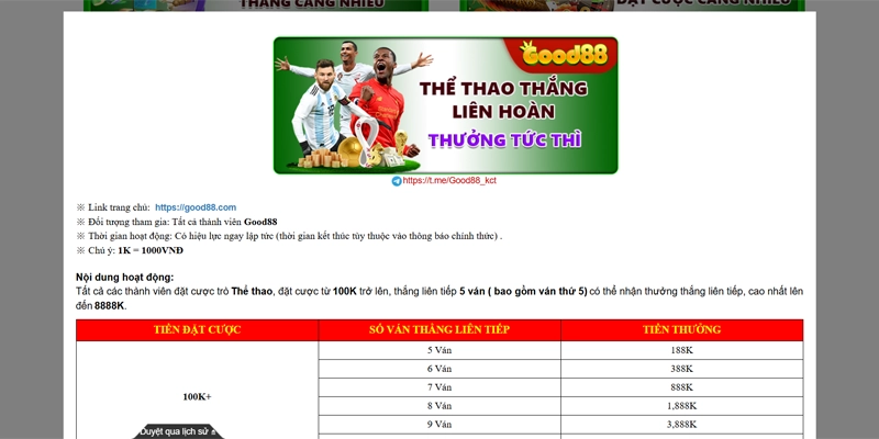 Good88 🎖️ Link Trang Chủ Good88.COM | Đăng Ký +88K 19 Good88 thưởng khách hàng thắng cược thể thao 8.888K